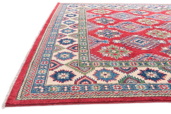 6' 4 x 9' 9 Hand Knotted Kazak Rug