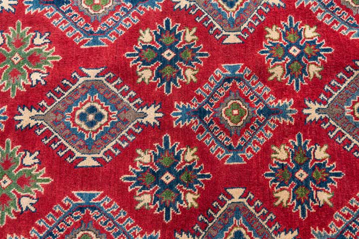 6' 4 x 9' 9 Hand Knotted Kazak Rug
