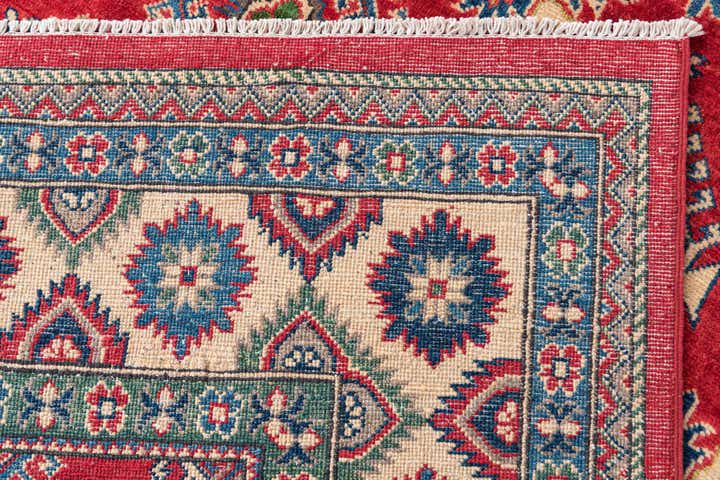 6' 4 x 9' 9 Hand Knotted Kazak Rug