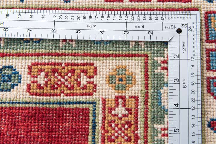 6' 5 x 9' 7 Hand Knotted Kazak Rug