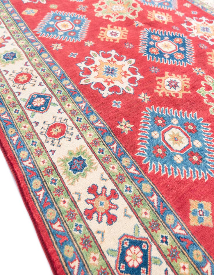 Detail image of 6' 7 x 9' 8  Hand Knotted Kazak Rug