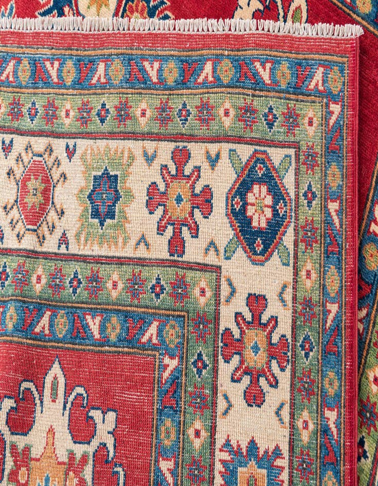 Detail image of 6' 7 x 9' 8  Hand Knotted Kazak Rug