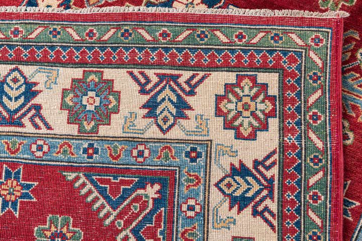 6' 4 x 9' 7 Hand Knotted Kazak Rug