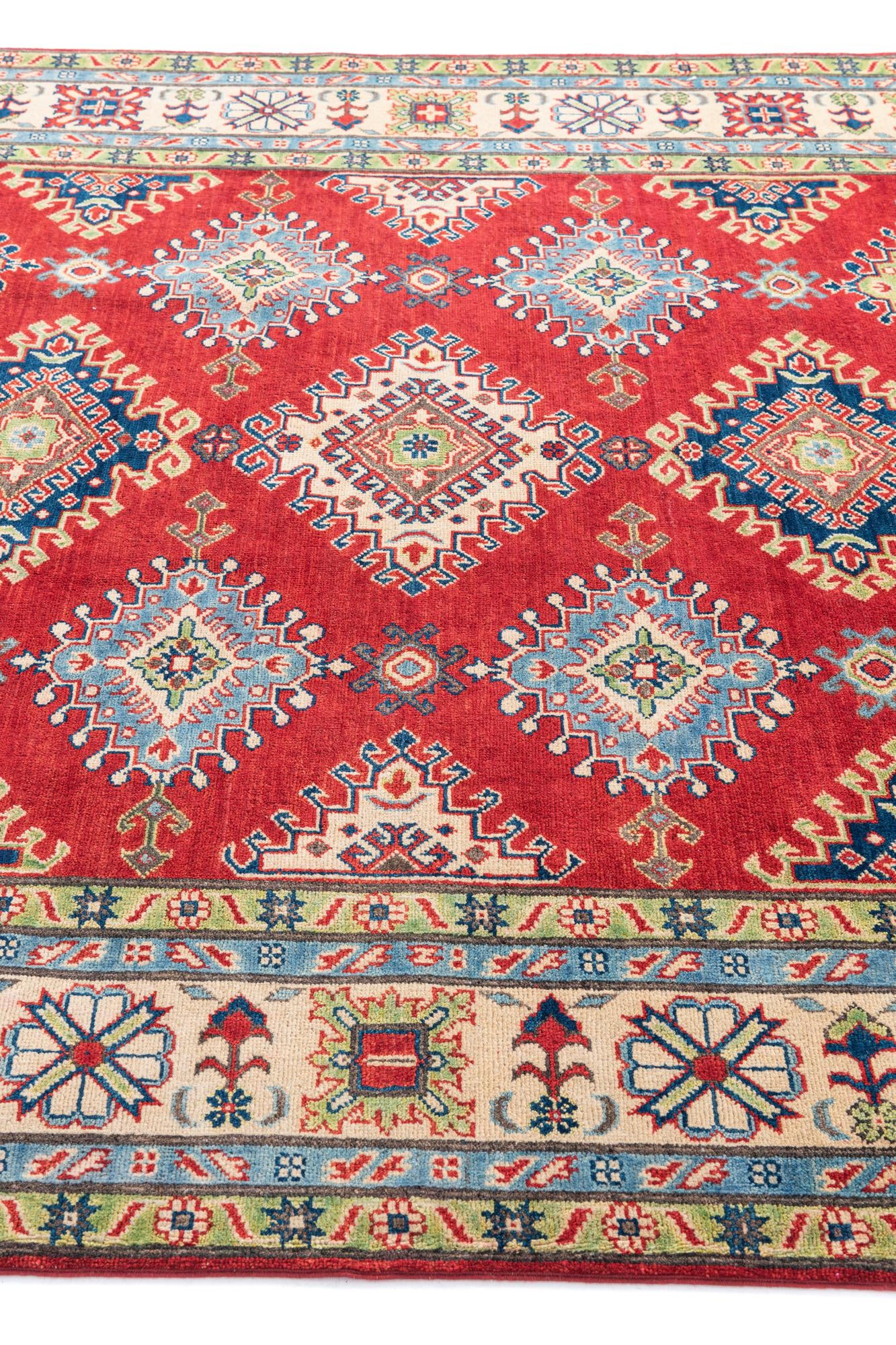 6' 9 x 10' Hand Knotted Kazak Rug