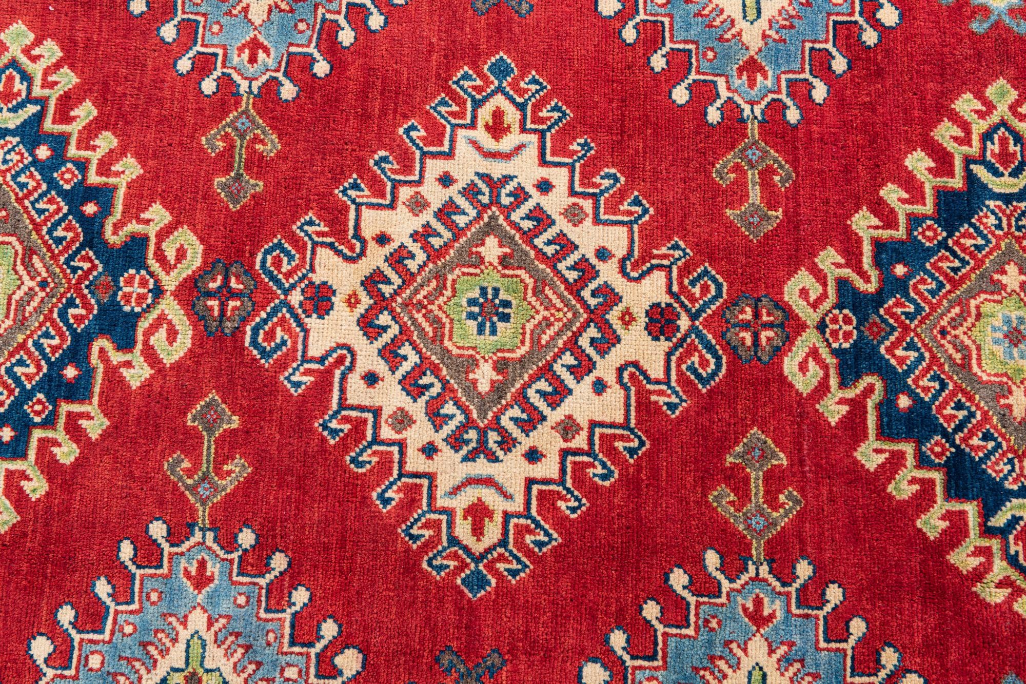 6' 9 x 10' Hand Knotted Kazak Rug