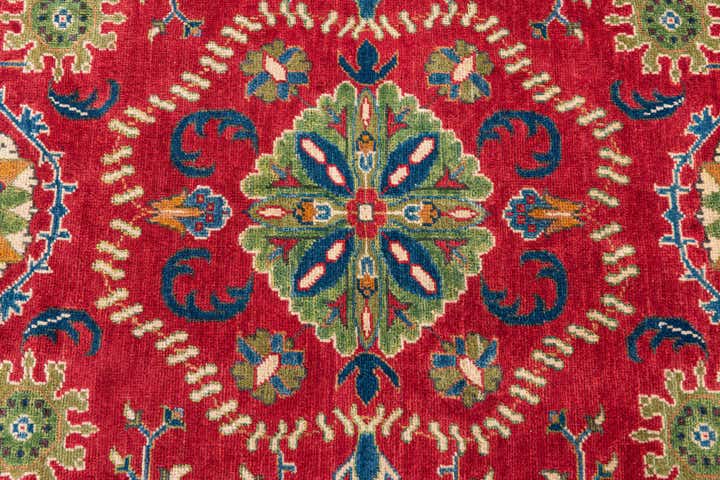6' 7 x 9' 7 Hand Knotted Kazak Rug