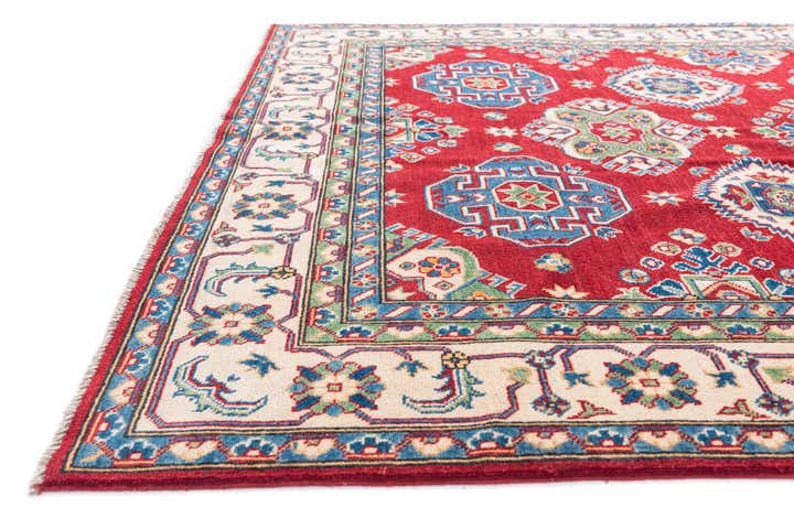 6' 7 x 9' 7 Hand Knotted Kazak Rug