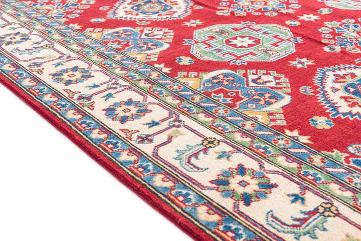 6' 7 x 9' 7 Hand Knotted Kazak Rug