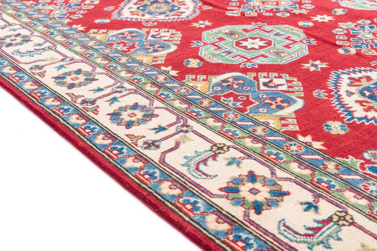 Detail image of 6' 7 x 9' 7 Hand Knotted Kazak Rug