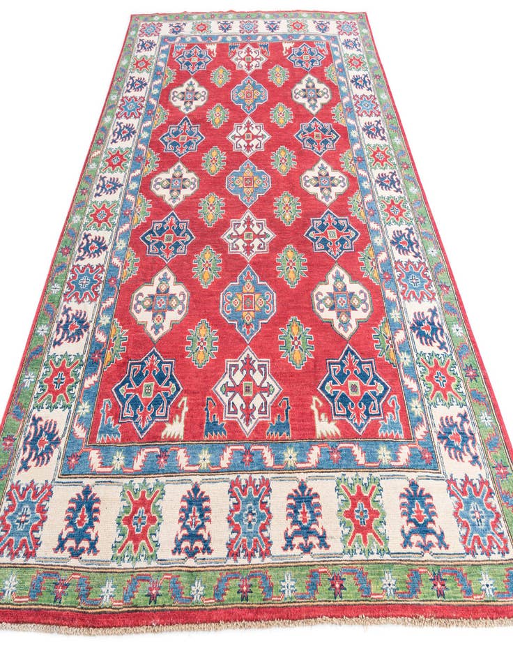 Detail image of 6' 8 x 10'  Hand Knotted Kazak Rug