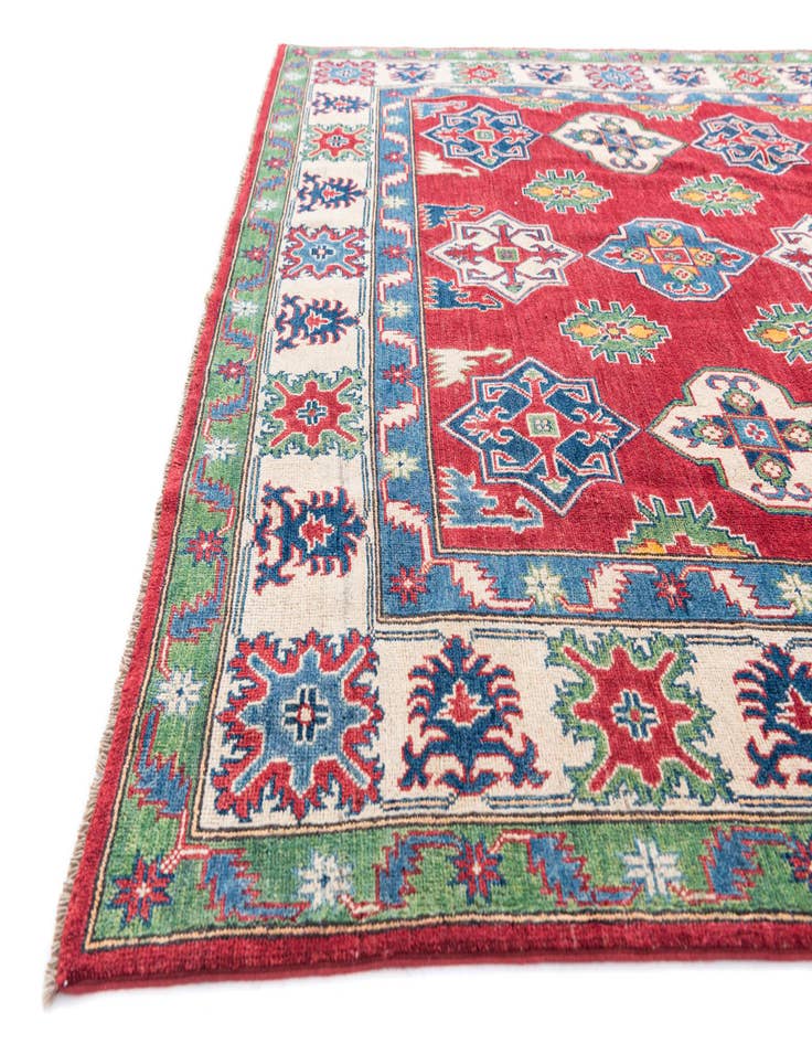 Detail image of 6' 8 x 10'  Hand Knotted Kazak Rug