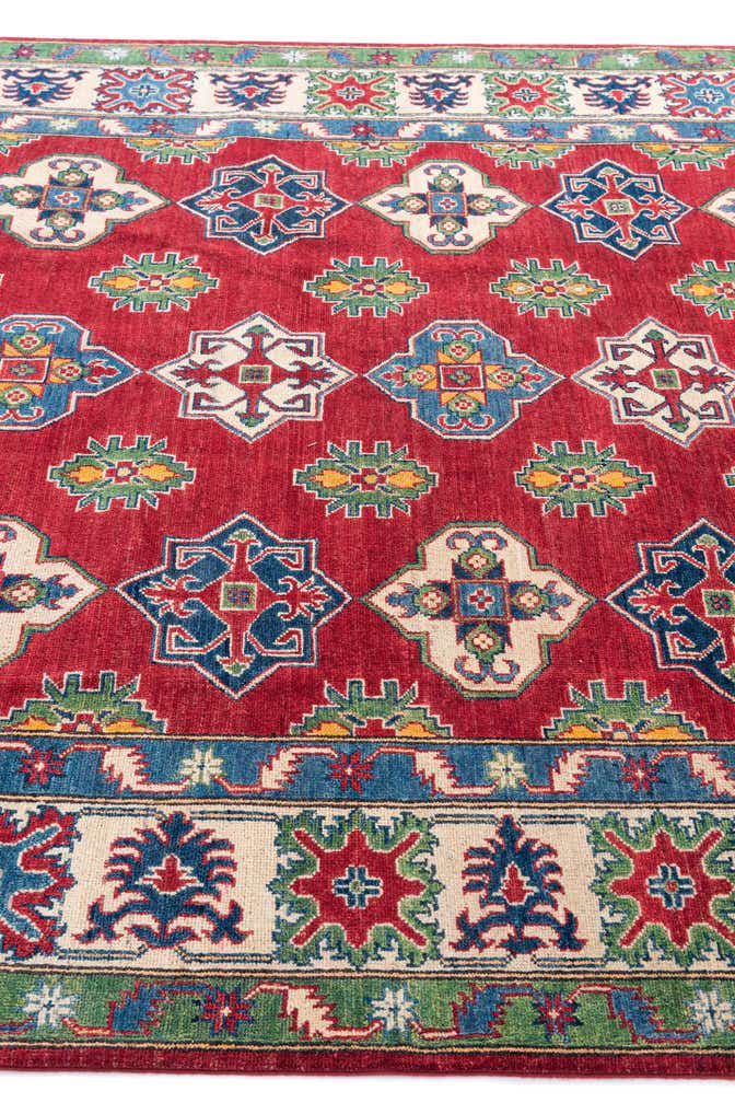 6' 8 x 10' Hand Knotted Kazak Rug