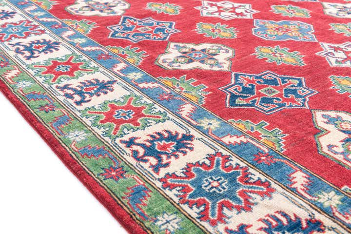 6' 8 x 10' Hand Knotted Kazak Rug