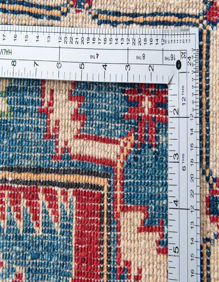 Detail image of 6' 8 x 10'  Hand Knotted Kazak Rug