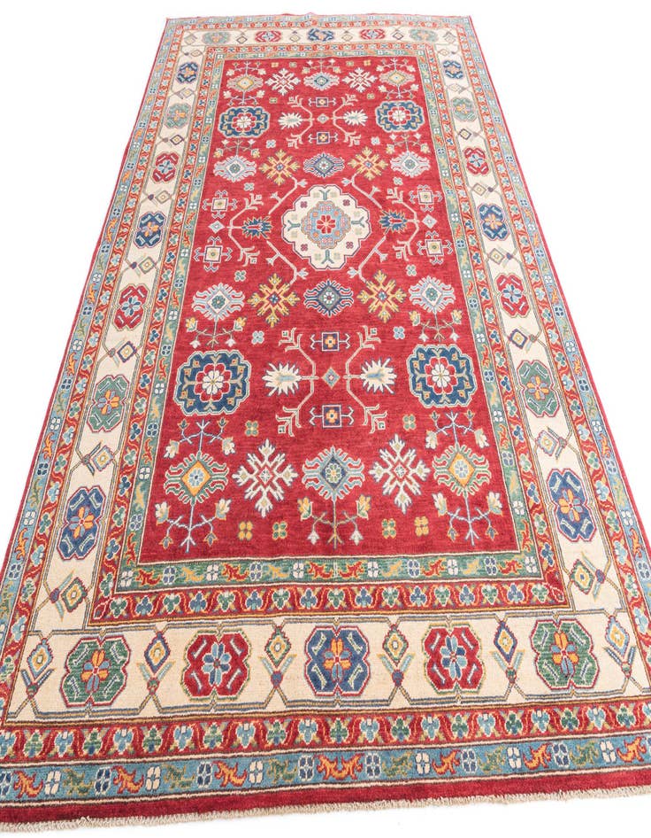 Detail image of 6' 8 x 9' 8 Hand Knotted Kazak Rug