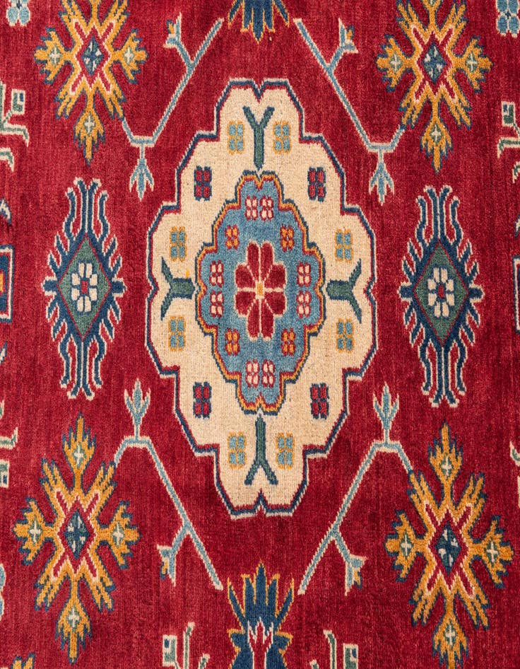 Detail image of 6' 8 x 9' 8 Hand Knotted Kazak Rug