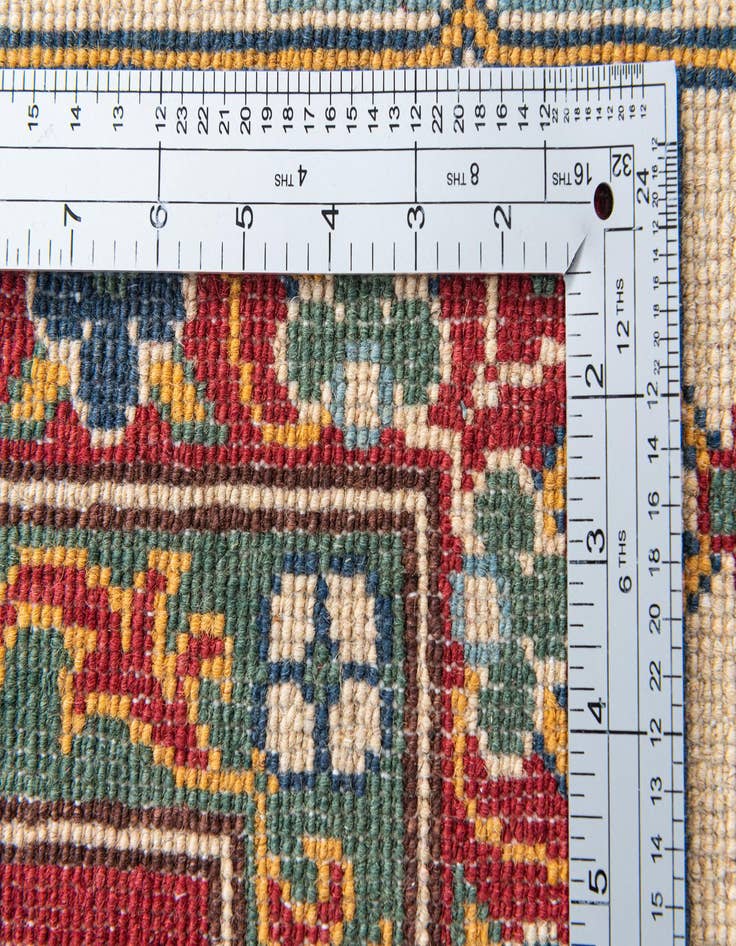 Detail image of 6' 8 x 9' 8 Hand Knotted Kazak Rug