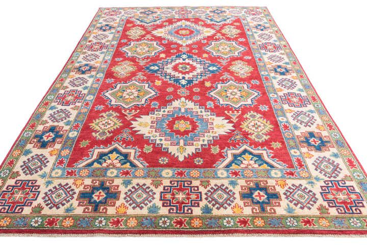 200cm x 300cm anudado a mano Kazak Alfombra