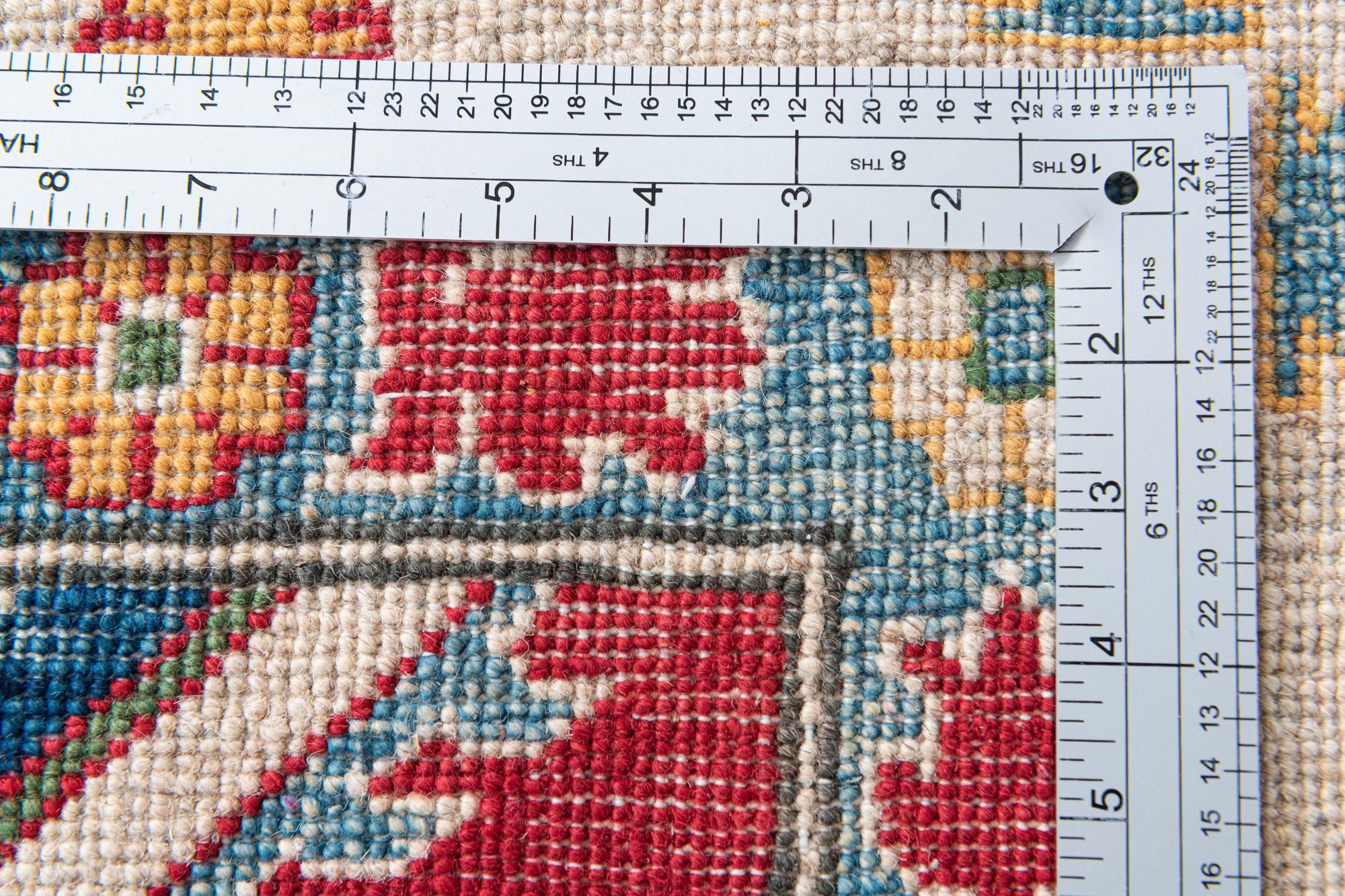 6' 6 x 9' 10 Hand Knotted Kazak Rug