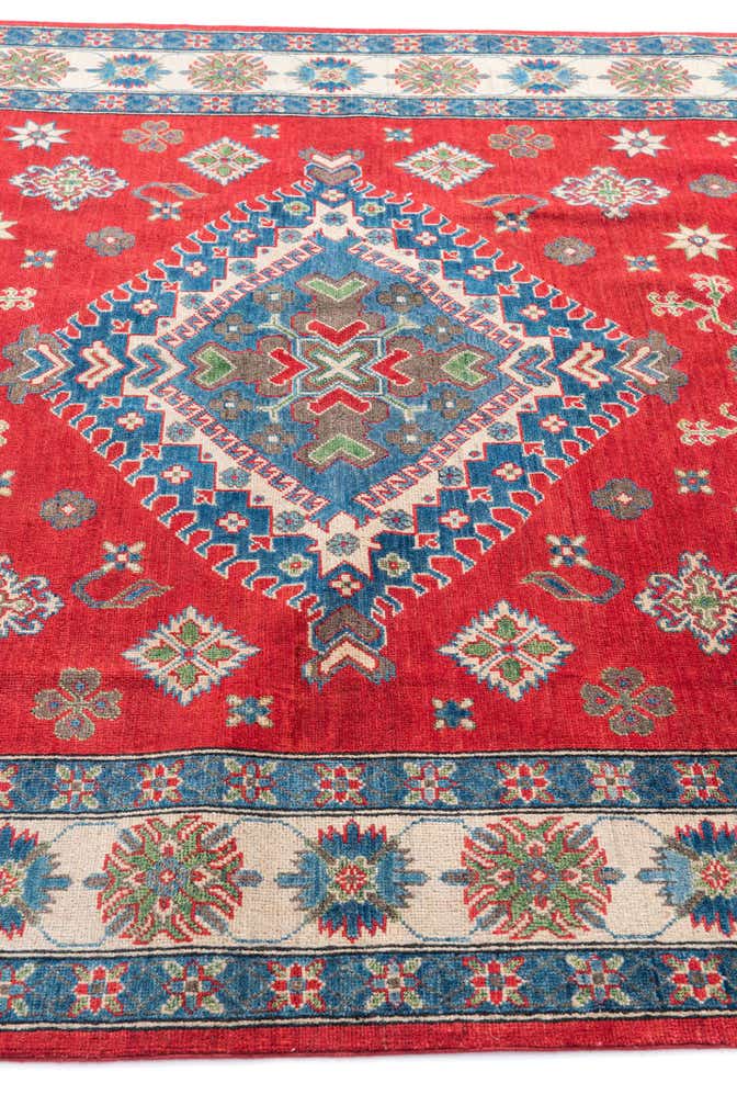 6' 2 x 9' 2 Hand Knotted Kazak Rug