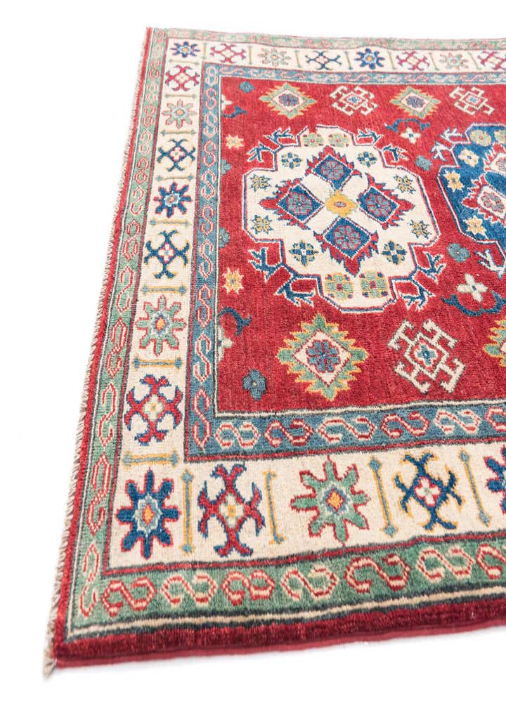 4' x 5' 9 Hand Knotted Kazak Rug