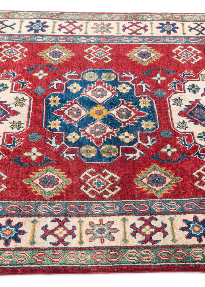 4' x 5' 9 Hand Knotted Kazak Rug