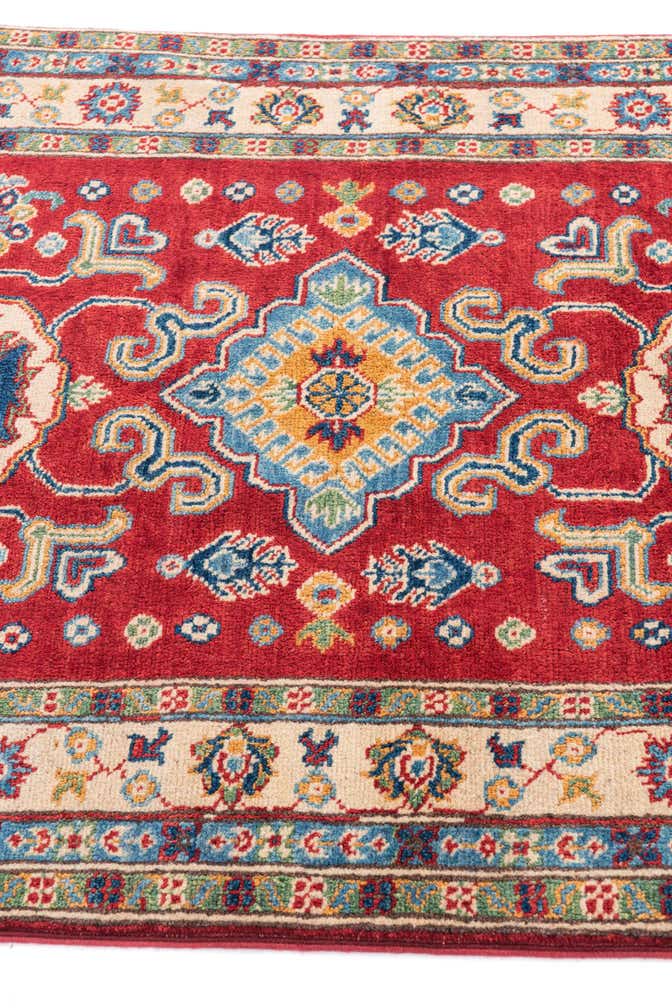 3' 2 x 5' Hand Knotted Kazak Rug