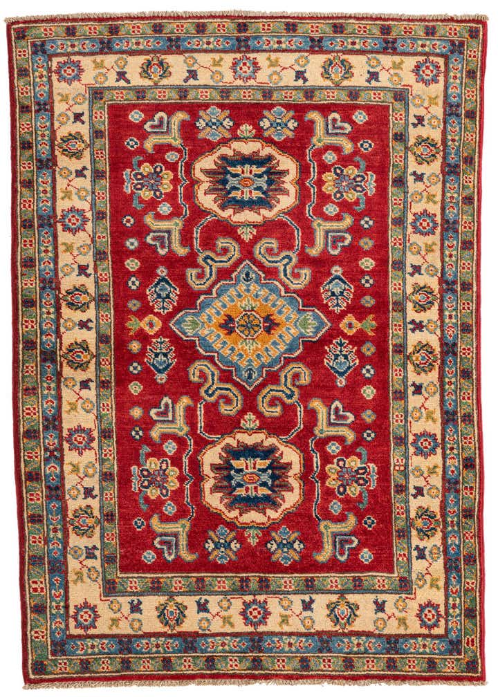 3' 2 x 5' Hand Knotted Kazak Rug