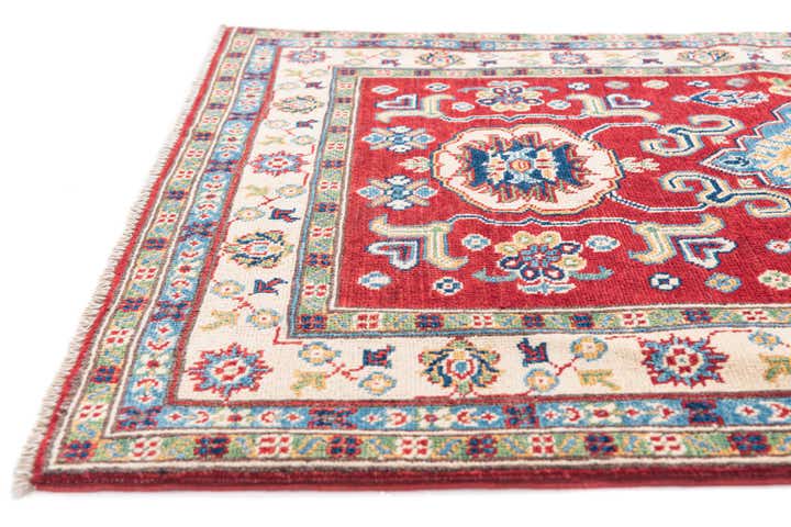 3' 5 x 4' 10 Hand Knotted Kazak Rug