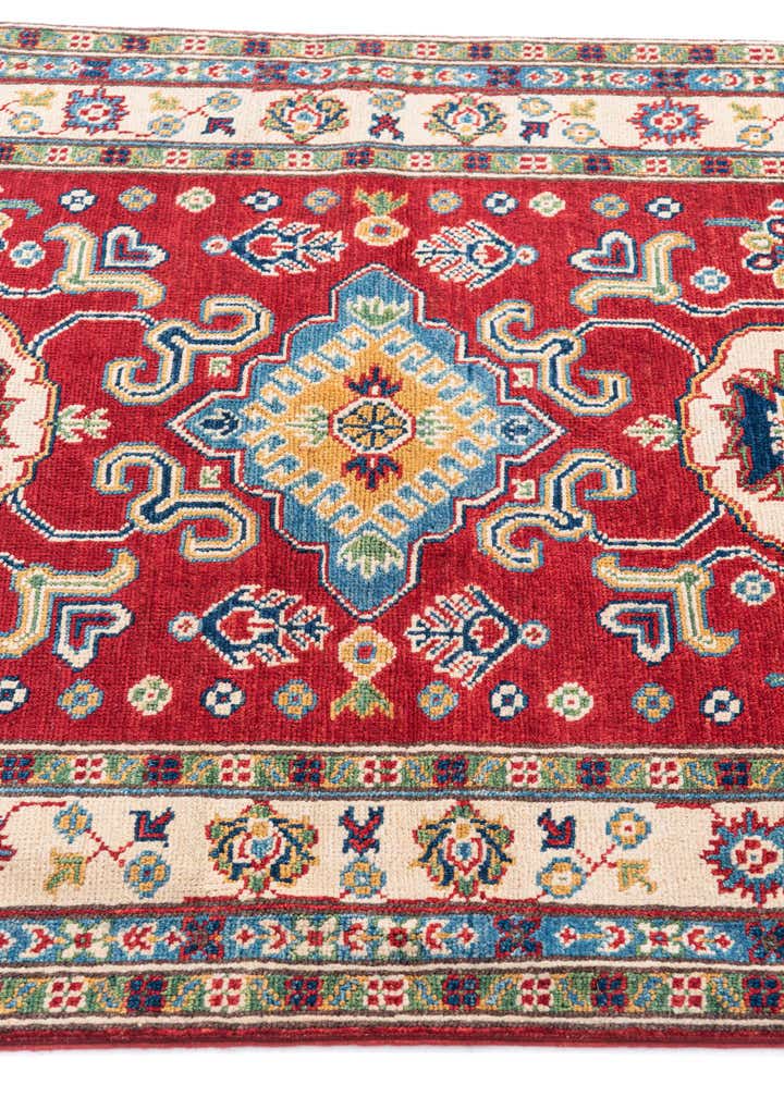 3' 5 x 4' 10 Hand Knotted Kazak Rug