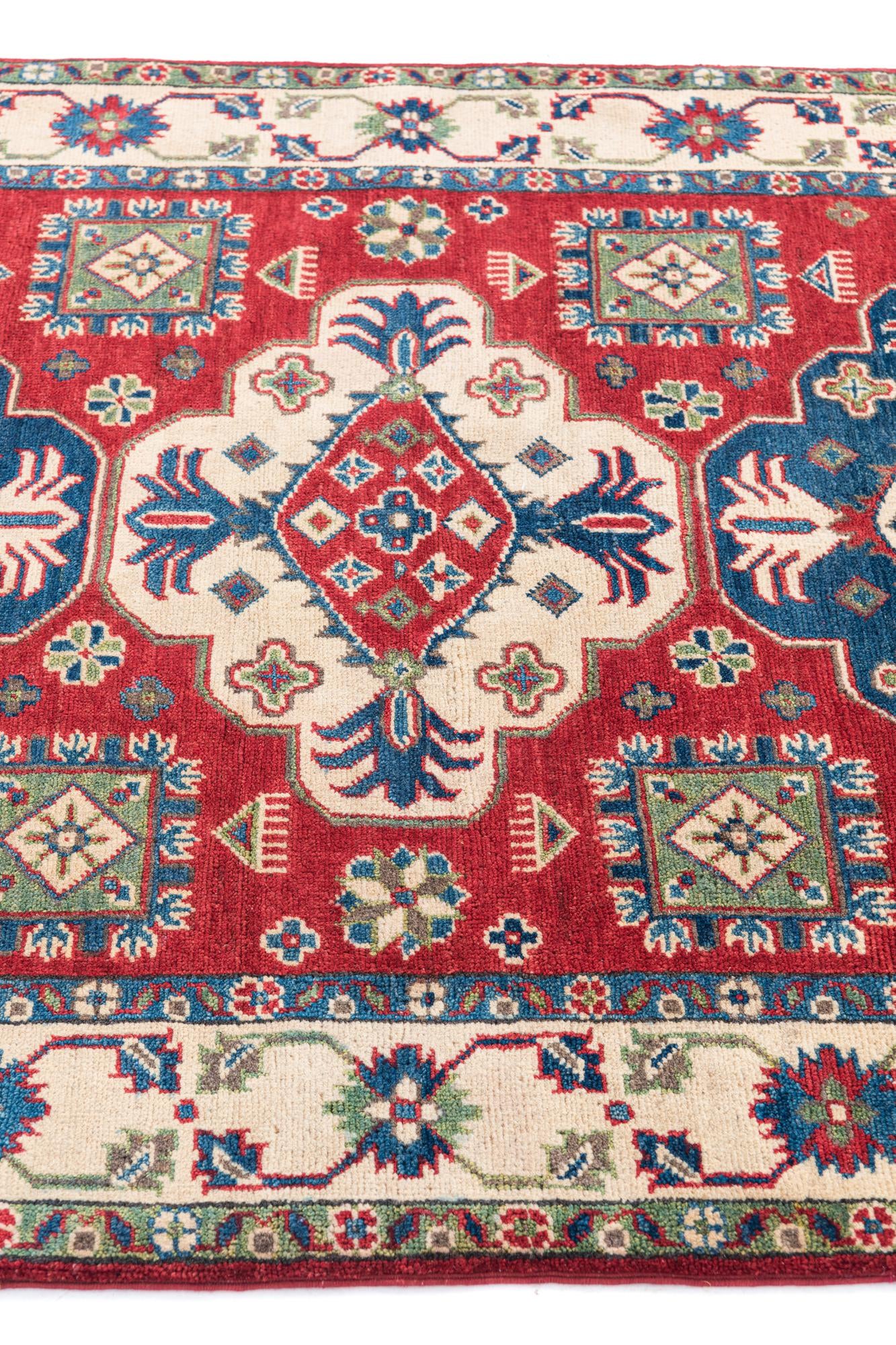 4' 1 x 6' 1 Hand Knotted Kazak Rug