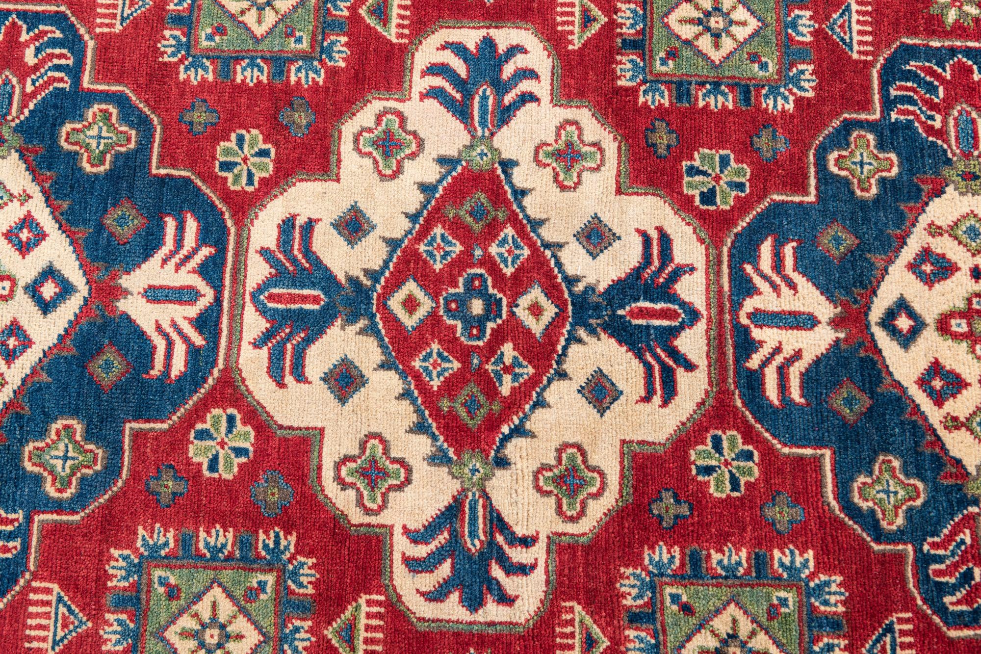 4' 1 x 6' 1 Hand Knotted Kazak Rug
