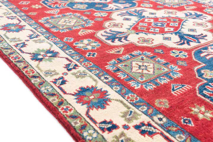 125cm x 185cm Handgeknüpft Kazak Teppich