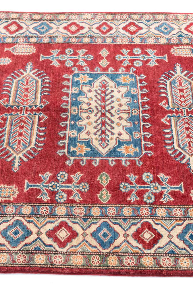 4' 1 x 5' 8 Hand Knotted Kazak Rug