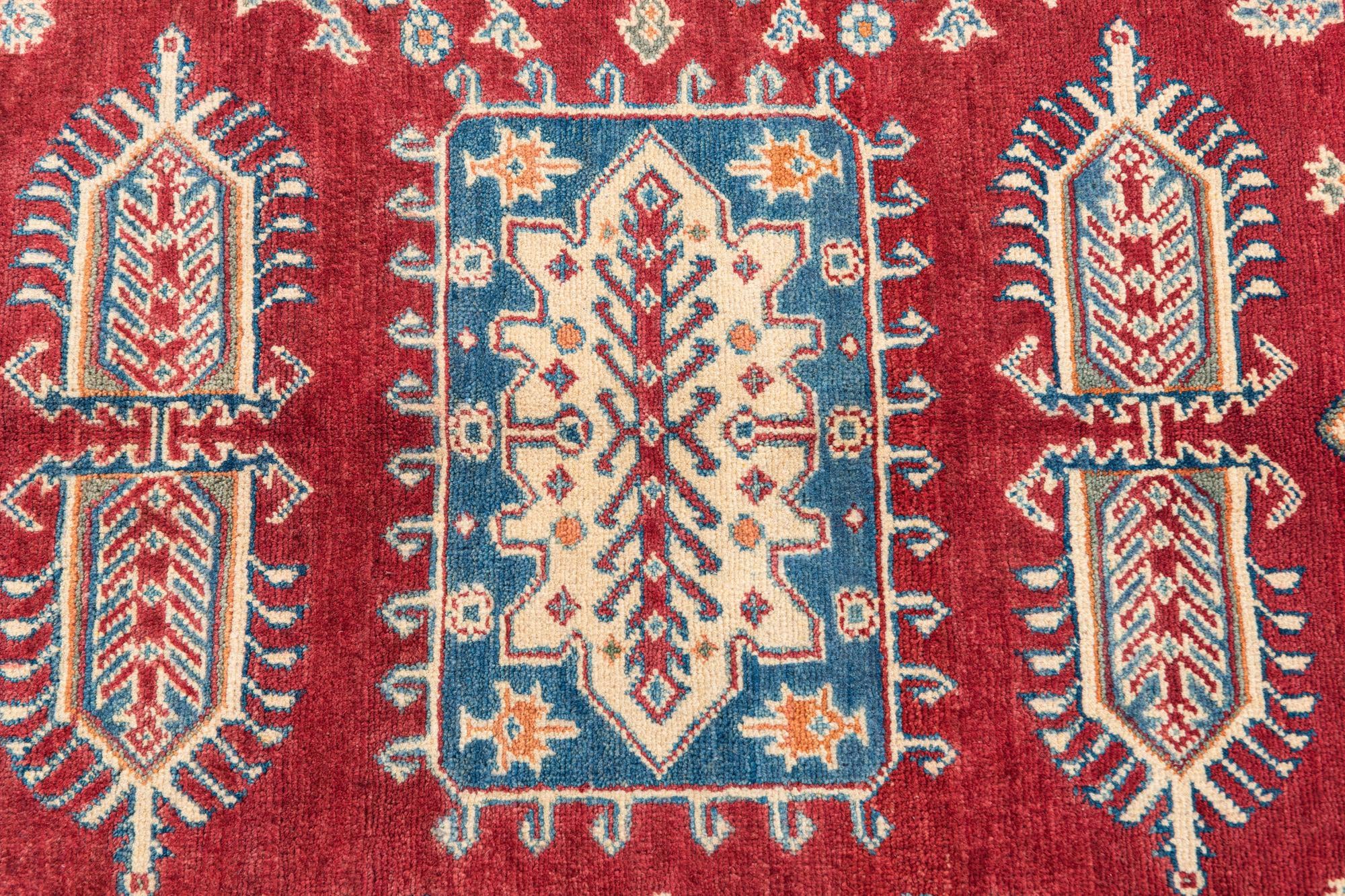 125cm x 175cm anudado a mano Kazak Alfombra