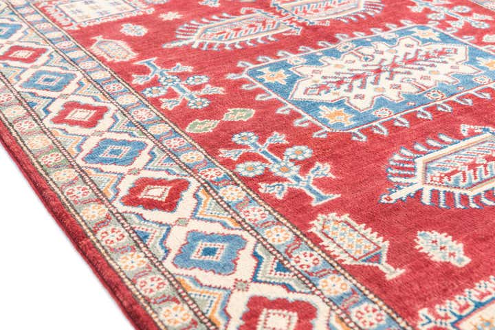 4' 1 x 5' 8 Hand Knotted Kazak Rug