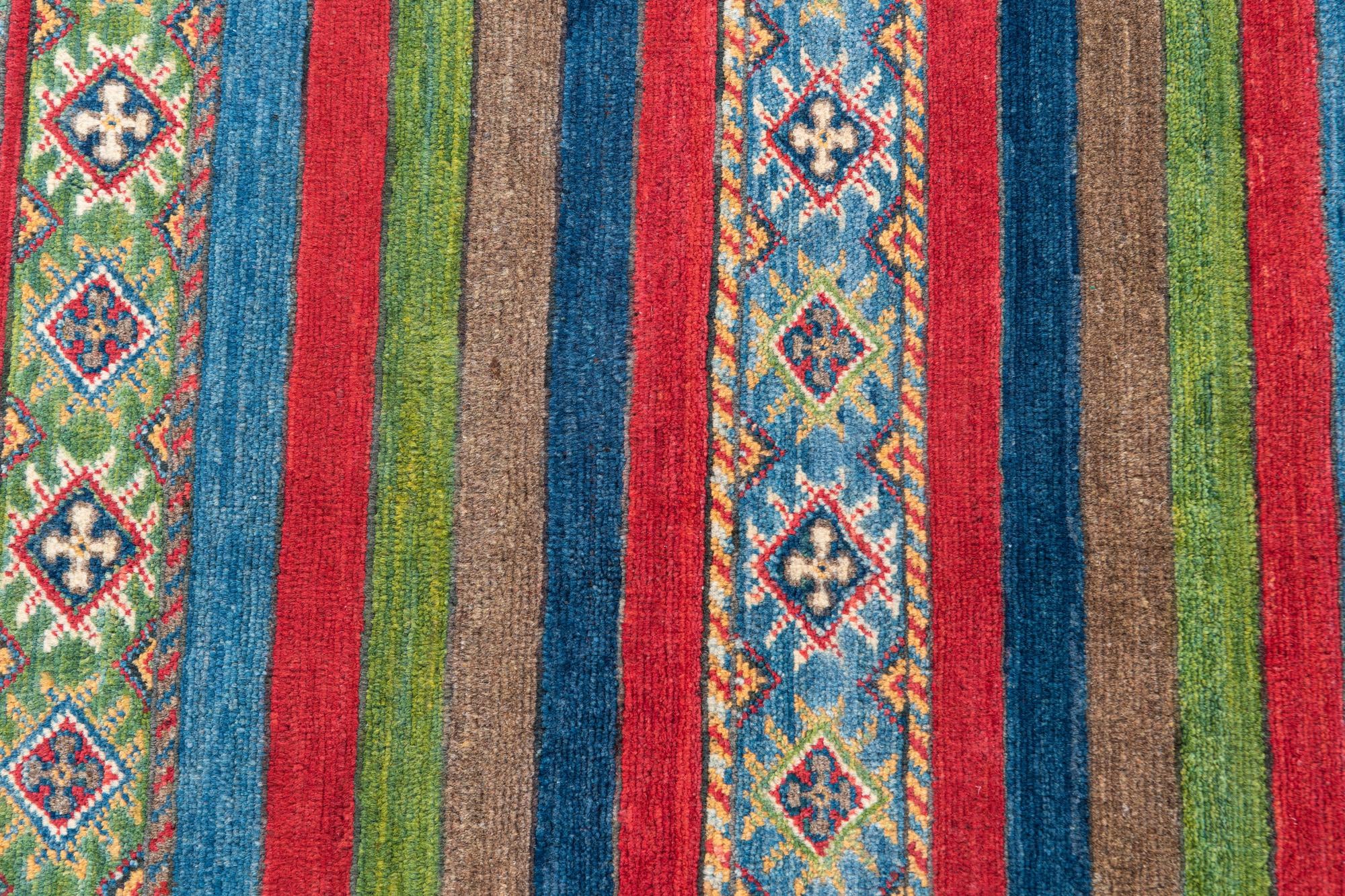 3' 10 x 6' 1 Hand Knotted Kazak Rug