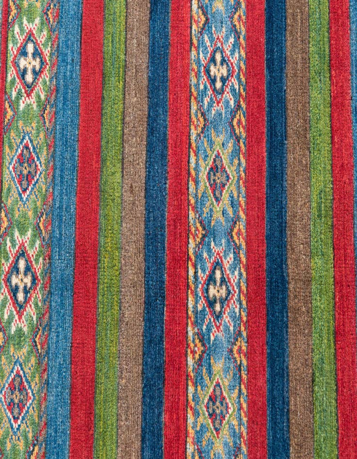 Detail image of 3' 10 x 6' 1  Hand Knotted Kazak Rug