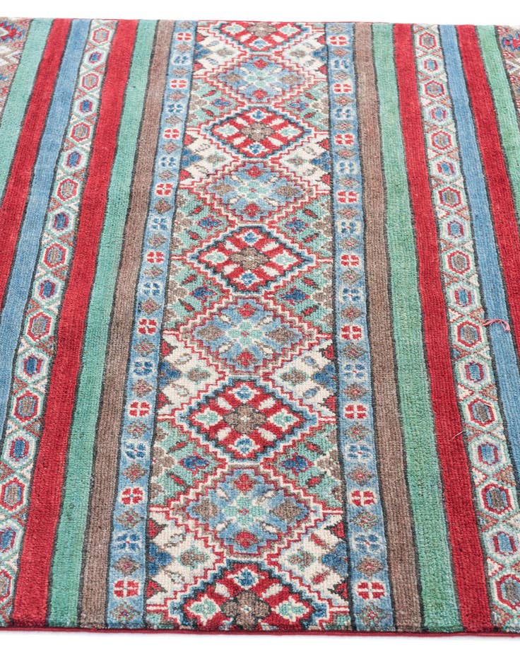 Detail image of 3' 10 x 5' 10  Hand Knotted Kazak Rug