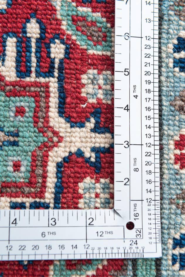 Detail image of 3' 10 x 5' 10 Hand Knotted Kazak Rug