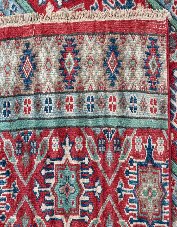 Detail image of 3' 10 x 5' 10  Hand Knotted Kazak Rug
