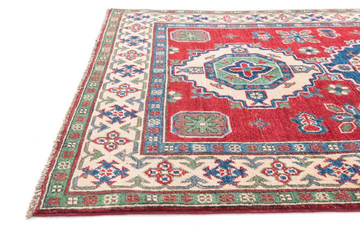 4' x 6' Hand Knotted Kazak Rug