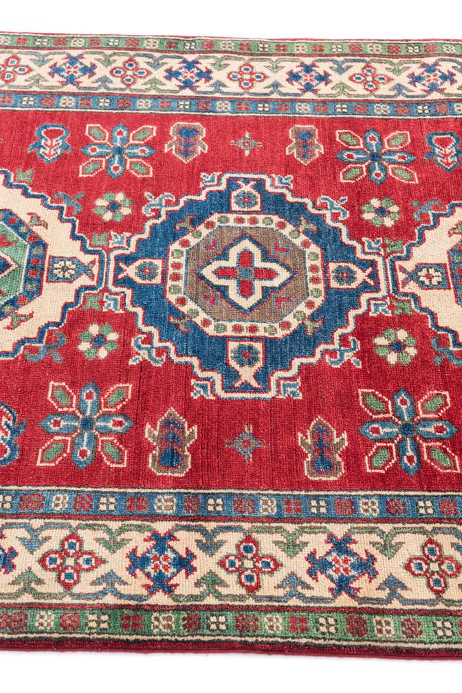 4' x 6' Hand Knotted Kazak Rug