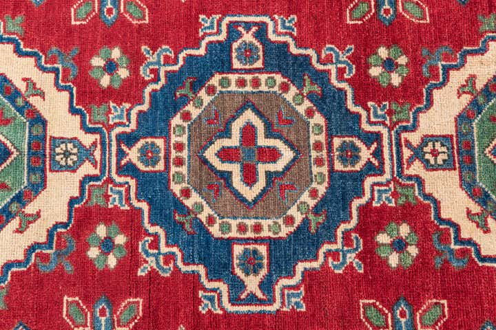 4' x 6' Hand Knotted Kazak Rug