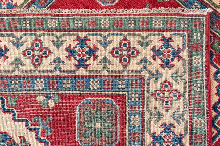 4' x 6' Hand Knotted Kazak Rug
