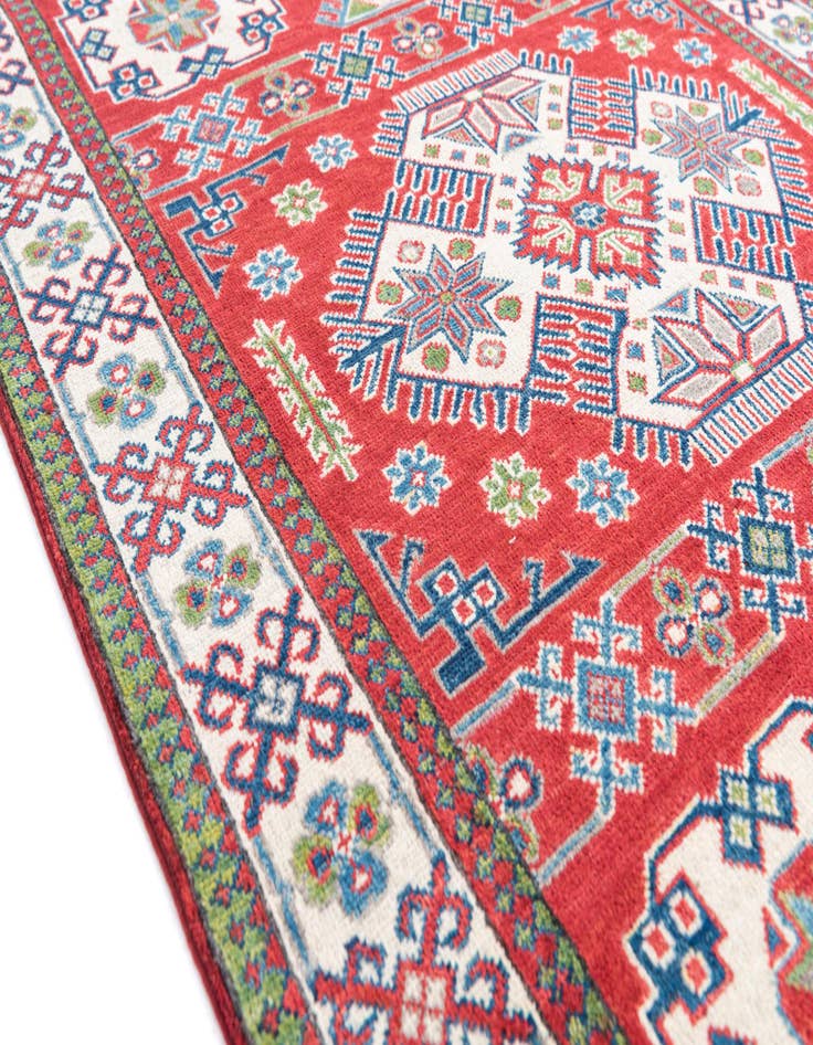 Detail image of 4' x 6' Hand Knotted Kazak Rug