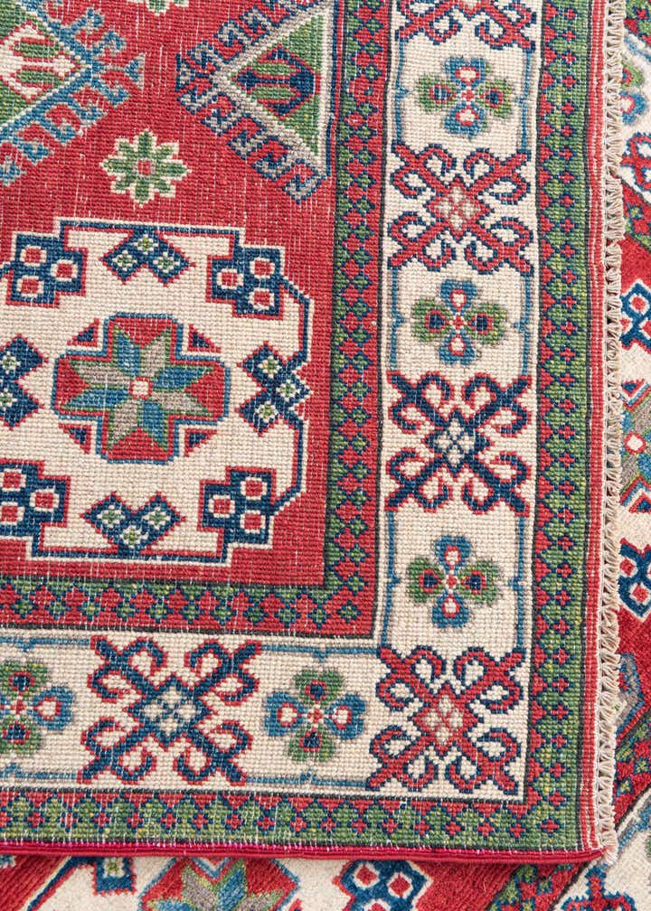 4' x 6' Hand Knotted Kazak Rug