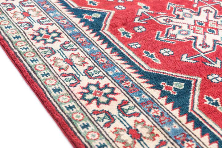 3' 4 x 5' 2 Hand Knotted Kazak Rug