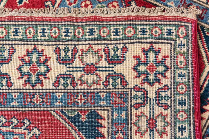 3' 4 x 5' 2 Hand Knotted Kazak Rug