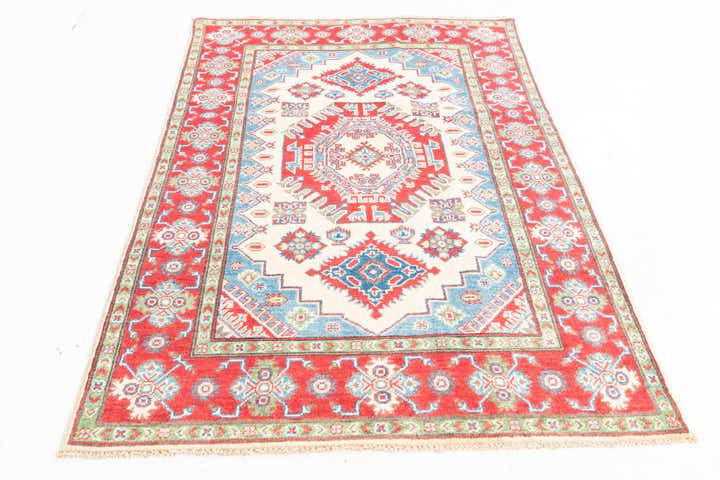 125cm x 185cm Handgeknüpft Kazak Teppich